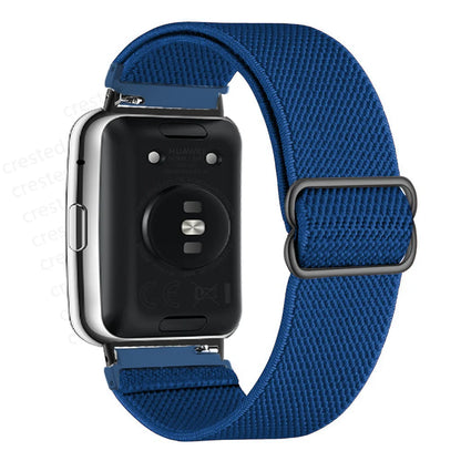 Scrunchie Band For Huawei Watch Fit 2 Strap Smartwatch Accessories Elastic Nylon Loop Bracelet Correa Huawei Watch fit2 band