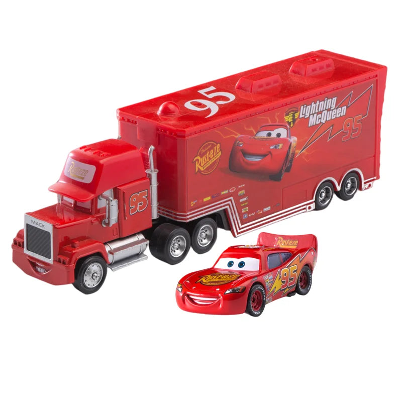 Disney Pixar Cars Lightning McQueen SUV Black Storm Jackson Cruz Mater Big wheel Offroad Metal Cars Toy Kids Christmas Gifts