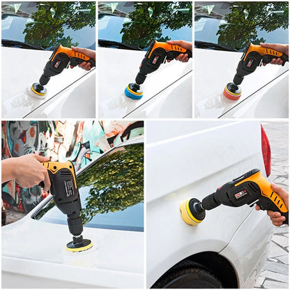 Car Polishing Sponge Pads Kit Foam Pad Buffer Kit Polishing Machine Wax Pads for Auto Motorcycle motor vehicle Removes Scratches