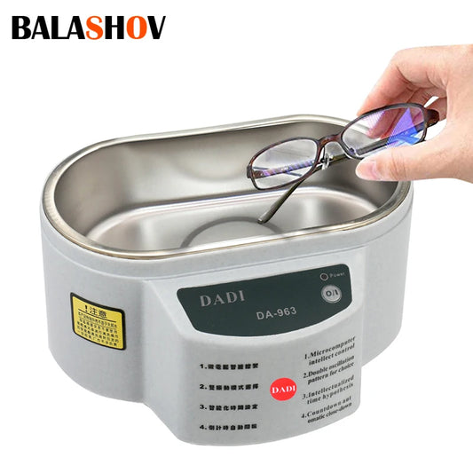 500ML Ultrasonic Cleaner Dual frequency Vibration Digital Wash Cleaner Washing Jewelry contact lenses Watch Cutters Dental Razor