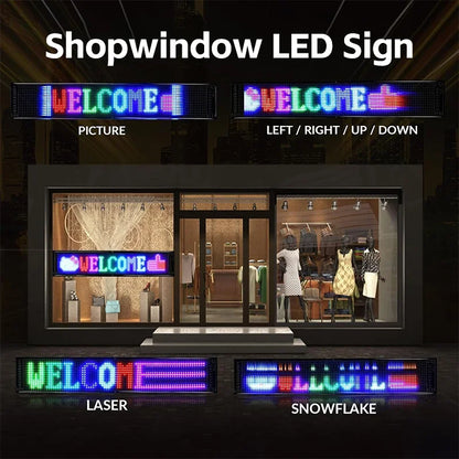 RGB Car Devil Eyes Light Led Soft Screen DIY Car Windshield Dynamic Eyes Light Flexible Matrix Screen Smart Phone App Control