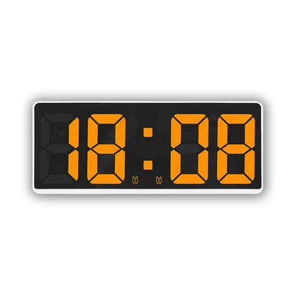 Digital Alarm Clock Voice Control Teperature Snooze Night Mode Desktop Table Clock 12/24H Anti-disturb Funtion LED Clocks Watch