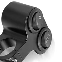 12V 10A 22mm 7/8" Motorcycle Handlebar Light Switch ON/OFF Button ON/OFF/ON Waterproof 3 Wires Motorbike Spotlight Retro Switch