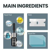 Car Windshield Cracked Repair Tool DIY Car Window Phone Screen Repair Kit Glass Curing Glue Auto Glass Scratch Crack Restore