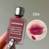 Moisturizing Plump Lips Mirror Effect Lip Color Non Greasy Texture Liquid Lip Pigment Not Easy To Stick Lightly Lip Glaze