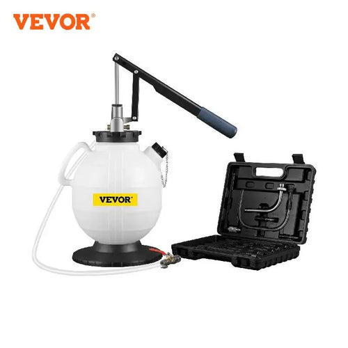 VEVOR Transmission Fluid Pump ATF Fluid Transfer Filler 7.5L with Control Valve & 15 Common Adapters Kit for Oil Replacement