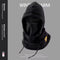 Black hooded / One Size
