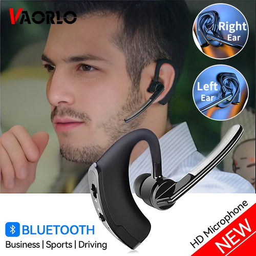 New V8 Wireless Bluetooth Single Earphone With HD Mic Stereo Headset Handsfree Call Business Headphone For Sports Driving Travel EzBuyCo