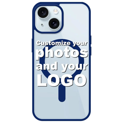 Magnetic Pattern Customized Acrylic Matte Phone Case For iPhone16 15 14 13 12 11 Pro Max XS Shockproof birthday gift surprise