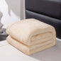 Flannel Nap Blankets Soft Plaid for Home Sofa 200x230 Plush Bedsheet Solid Color Summer Blanket Single Size