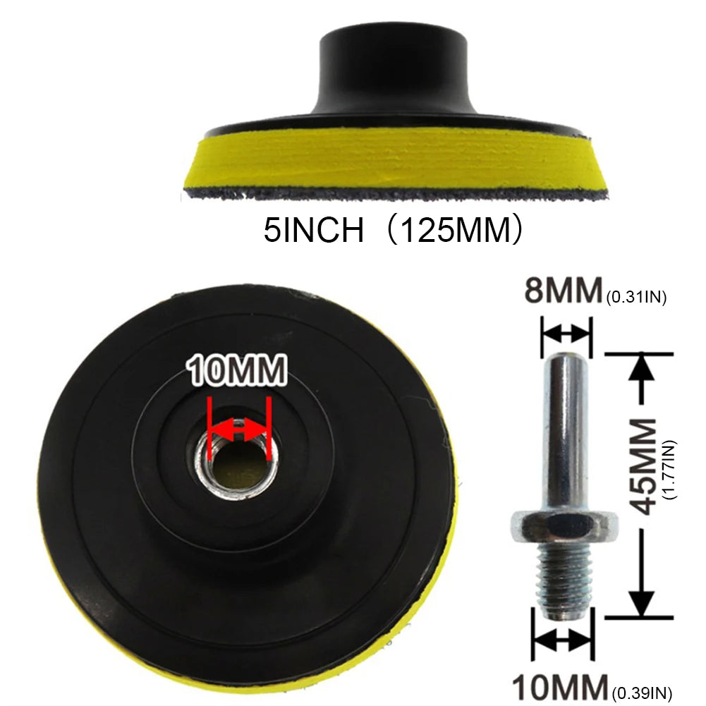 Car Polishing Sponge Pads Kit Foam Pad Buffer Kit Polishing Machine Wax Pads for Auto Motorcycle motor vehicle Removes Scratches
