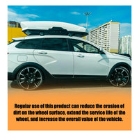 Wheel Cleaner Spray Professional Aluminum Rim Cleaner 100ml Brake Dust Remover Wheel Cleaner Long-Lasting Car Detailing Solution