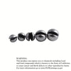 205pcs Premium Lead Fishing Sinkers With Convenient Storage Box - 5 Round Sizes for Accurate Casting and Deep Water Fishing