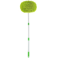 Rotating Car Wash Mop Cleaning Brush Head Auto Supplies Three-Section Telescopic Roof Window Cleaning Maintenance accessories