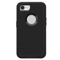 Black Phone Case For iPhone 6/iPhone 6 Plus/iPhone 6s/iPhone 6s Plus Heavy Duty Rugged 3-Layers Hard Cover