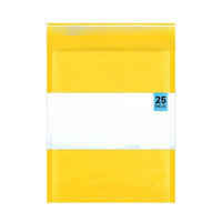 Kraft Bubble Mailers #0, Self-Seal Padded Mailing Envelopes, Pack of 25, 6x9 Inches