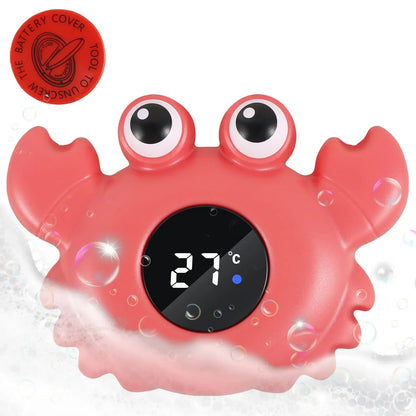 LED Baby Bath Thermometer Cartoon Floating Digital Sensitive Safe Bathtub Water Thermometer Sensor for Infants Babies Newborns