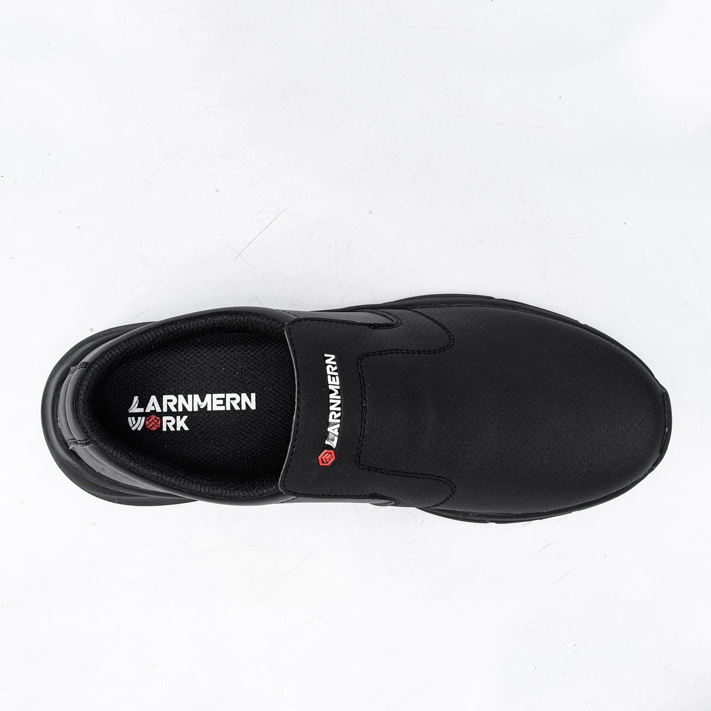 LARNMERN Chef Shoes For Men Resistant Kitchen Cook Waterproof Non Slip Work Shoes Oil-proof Safety Shoes Hotel Restaur Plus Size