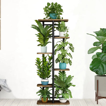 Plant Multiple Flower Rack Holder Shelves Storage Organizer Display Indoor Planter for Balcony Bedroom Patio Garden