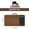 Home Office Pro Lap Desk with Mouse Pad and Phone Holder 21.1x12inch PORTABLE LIGHTWEIGHT
