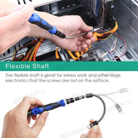 ZONSANTA 60 in 1 Magnetic Screwdriver Set Precision Screw Driver Multi-function Precision Mobile Phone Repair Device PC Camera
