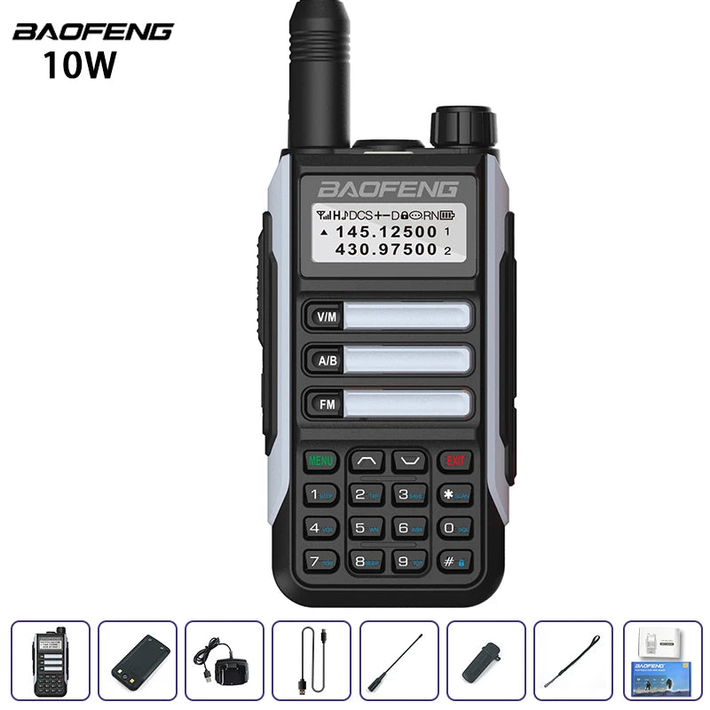 Baofeng UV-16 IP68 Waterproof Walkie Talkie Dual Band High Power Radio Dual Band Vhf Uhf CB Ham Radio Long Range  Two Way Radio