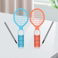 2PCS Tennis Racket For Nintendo Switch 2 / OLED Joy-Con Controller Tennis Racquet Grip with Wrist Strap Game Accessories Kit