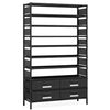 bookshelf with 4 Bins Drawers for Closet Entryway, Vertical Shoe Racks Free Standing wardrobes, clothes rack