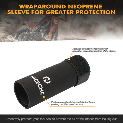 37-50MM Front Fork Sock Seal Protector For Honda CR CRF CRFX Yamaha YZ YZF WRF Kawasaki KX KXF 125 250 450 Suzuki RMZ DRZ 400 TM