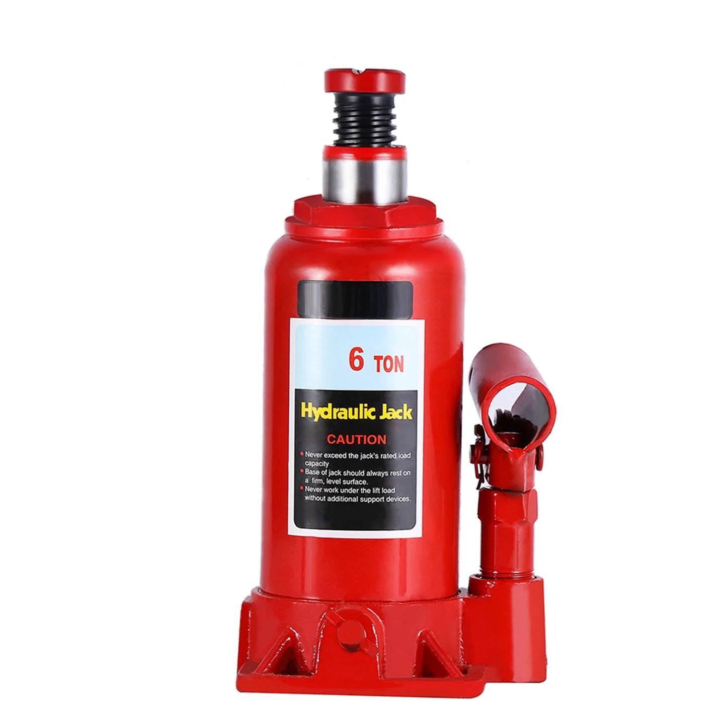 6T Heavy Duty Hydraulic Bottle Jack Lifting Car Van Caravan Vehicle Automotive Lift for Car Pickup Truck RV Repair Tools
