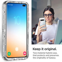 For Samsung Galaxy S10/S10 Plus/S10+/S10e Phone Case Hybrid Rugged Shockproof Protective Heavy Duty Transparent Clear Cover