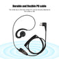 AEH3000-M1A Walkie Talkie Two Way Radio Black Headset Mic for Motorola Black Headset Two Way Radio Headset Walkie Talkie Headset