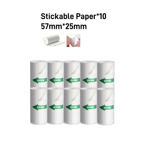 B3 Portable Photo Printer with Bluetooth iOS Android for Inkless Thermal Printing  Sticker Printer Label Maker DIY Toy Kids Gift