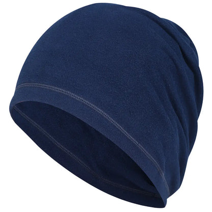 Winter Warm Running Skiing Cycling Skull Cap Helmet Liner Thermal Fleece Beanie Hat Windproof Hat Skullies for Men Women