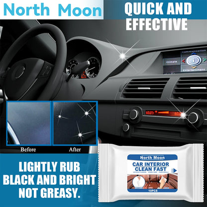 Auto Car Interior Anti-Fog Clean Wipe Disposable Carpet Seat Wet Towel Accessory