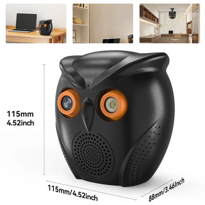 1080P WiFi Home Security Camera With 120° Wide Angle, Two-Way Audio - USB Powered Indoor Surveillance Mini Cam, Speaker, Video