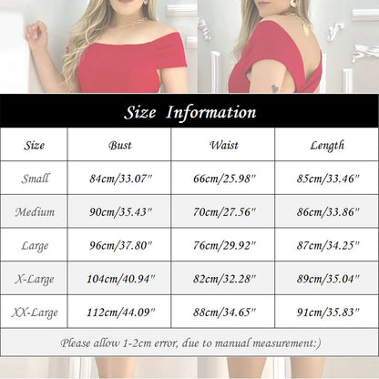 Women'S Sexy Dress Loose Plain Off-Shoulder Open Back Hip-Hugging Side Slit Midi Dress Party Club Temptation Cocktail Dresses