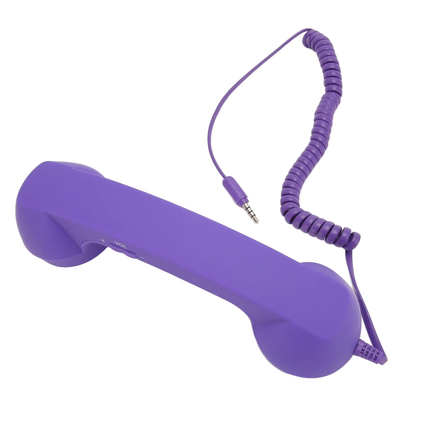 Cell Phone Handset USB C Radiation Proof Vintage Phone Handset with 3.5 Mm Socket for Smartphone 3.5mm Retro Handset
