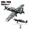 2024 Sluban WW2 Military Russia Air Weapon Mi-24 Attack Helicopters Hind Model Building Blocks Classics Fighter Bricks Plane Toy