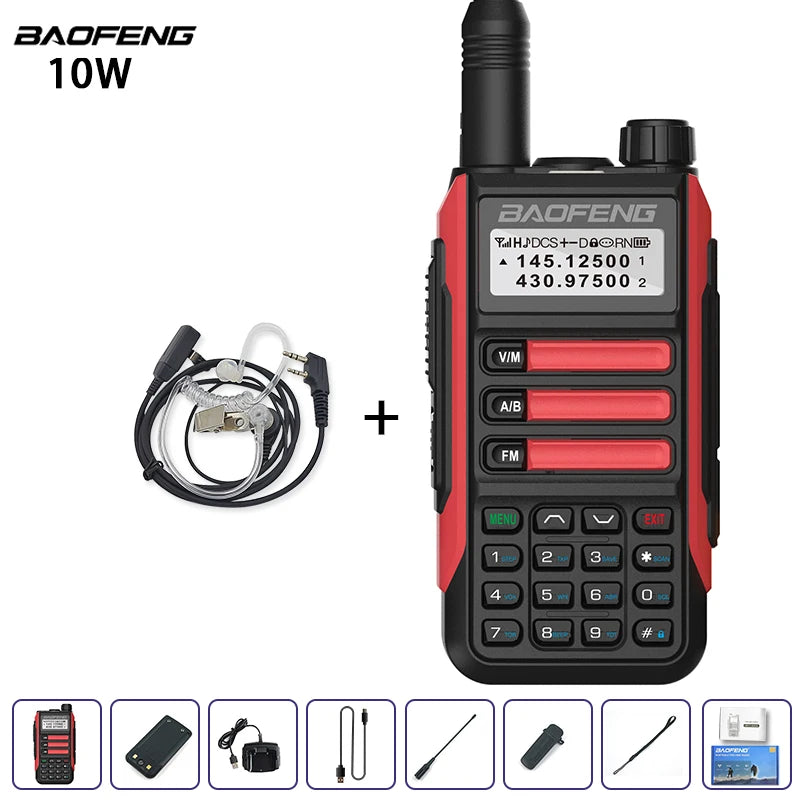 Baofeng UV-16 IP68 Waterproof Walkie Talkie Dual Band High Power Radio Dual Band Vhf Uhf CB Ham Radio Long Range  Two Way Radio