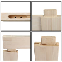 US Stock 42 in. X 84 in. Unfinished Sliding Barn Door with 7FT Barn Door Hardware Kit & Handle ，K Frame，Solid Spruce Wood