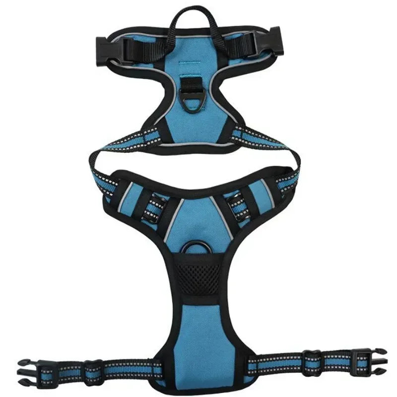 Reflective Adjustable Breathable Vest Chest Strap for Small Medium Large Dogs Pet Dog Harness Cat Puppy Collar Dog Accessoires