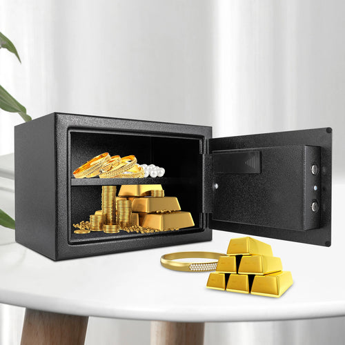 35x25x25cm Large Capacity Safe Box High Safety with Digital Password Suitable for Storing Cash, Jewelry