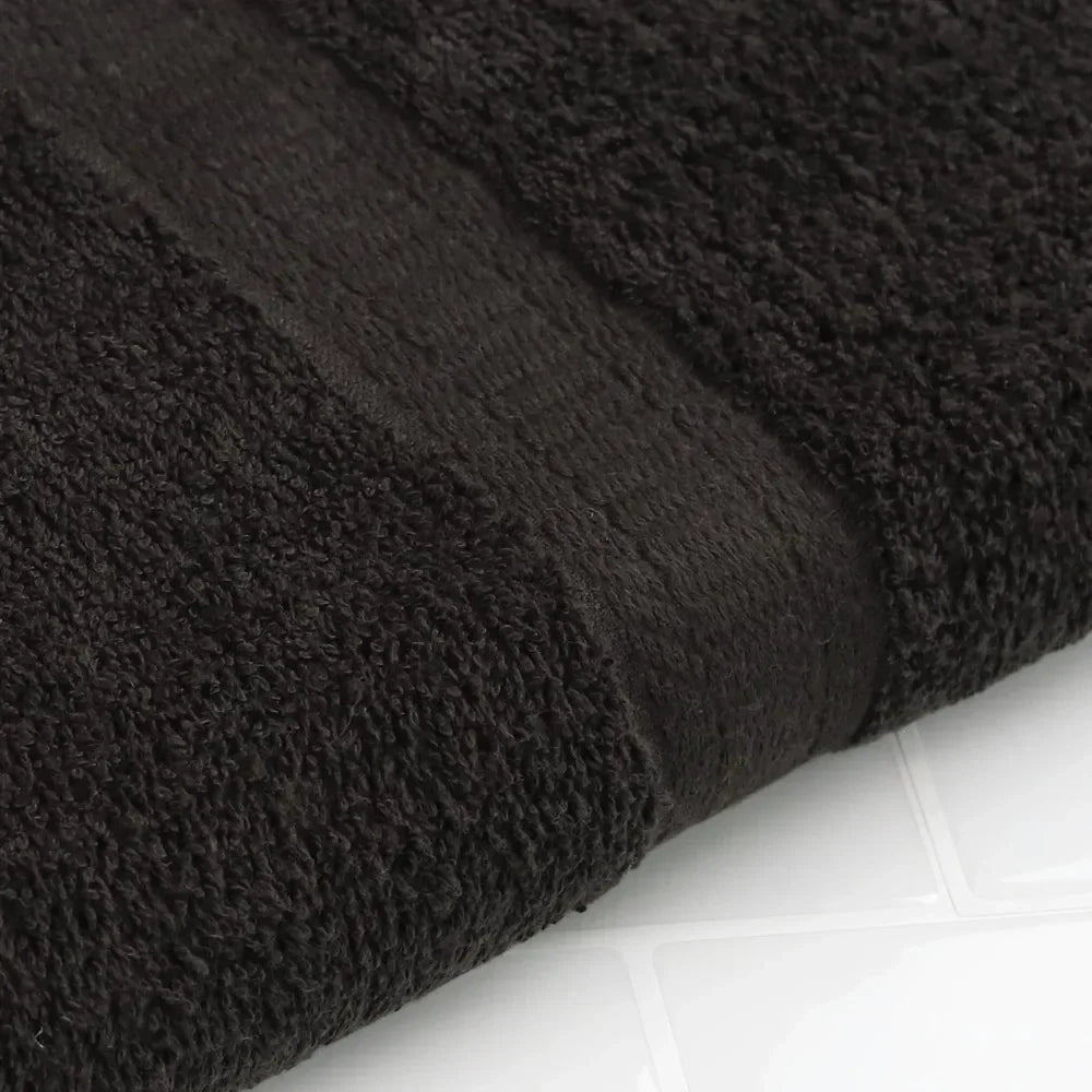 (2-pack) Bath Towels, Extra Soft and Absorbent, Black