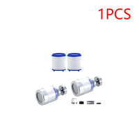 10/1pcs Faucet Water Purifier Anti-splash Household Kitchen Bathroom Drinking Water Filter 360° Rotating Faucet Sprayer Head