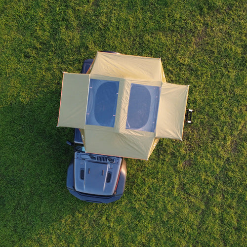 Naturnest Andromeda Rooftop Tent, Car Roof Top Tent Soft Cover Tents for Camping RTT Overlanding Tent with Telescopic Ladder for