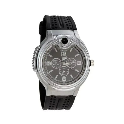 New Trendy Metal Gas Watch Lighter Men Outdoor Windproof Portable Rechargeable Lighter Fashion and Cool Personality Gift 2025