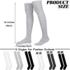 6 Pairs Over Knee Thigh Socks Knee-High Warm Stocking Women Boot Sock Leg Warmer High Socks for Daily Wear, Cosplay