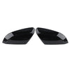 Fit For HONDA Civic 10th 2016 2017 2018 2019 Rearview Mirror Caps Horn Shape ABS Side Wing Mirror Cover Car Accessories