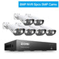 ZOSI 8CH POE Video Surveillance Kit 4K 8MP 5MP Super HD Outdoor IP Cameras AI Starlight Night Vision CCTV Security Camera System